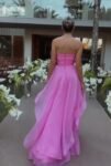 Harley draped petal gown