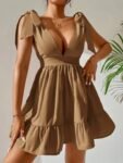 Aubree tie-able straps short dress