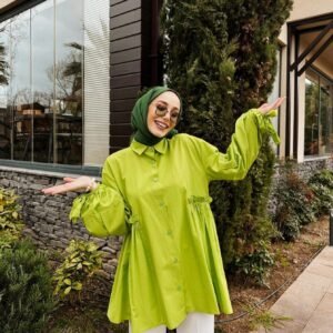 Falak modest buttoned top wears