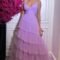 Nora 5 tiered ruffle prom gown