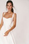 Ophelia white A-line evening outfit