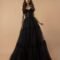 Victoria black corset prom gown