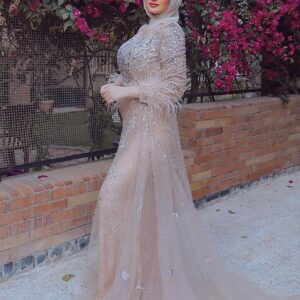 Wabisa fully embellished sparkling gown