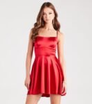 Sophia A-line homecoming dress