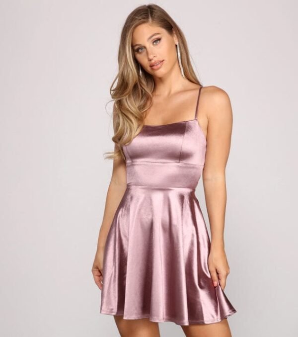 Sophia A-line homecoming dress