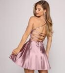 Sophia A-line homecoming dress