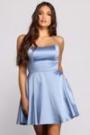 Sophia A-line homecoming dress