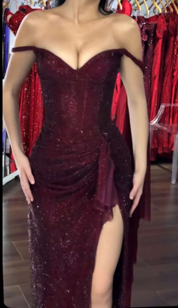 Custom listing for burgundy corset draped outfit